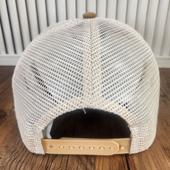 Miller High Life Arcadian Outfitters Snapback Trucker Hat Cap Brown Beer Farmer - Picture 5 of 10